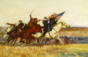 The Rebel Deflection Artwork by William Trego