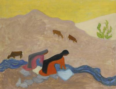 Mexican Washerwomen Artwork by Milton Avery