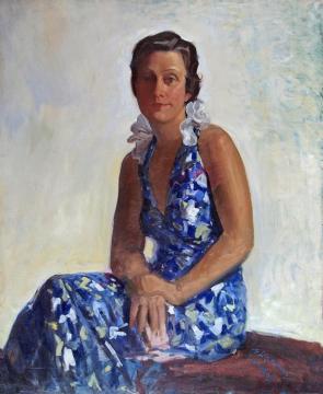 Portrait Of Lily Harmon Artwork by Leon Kroll