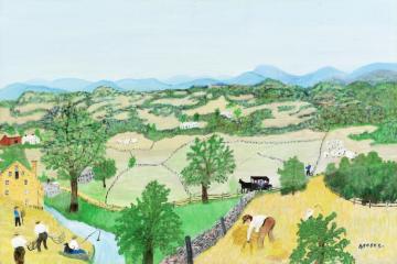 July Artwork by Anna Mary Robertson Grandma Moses