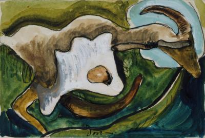 Study For Goat, Ca. 1934 Artwork by Arthur Dove