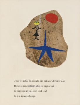 A Toute Épreuve. Geneve, GÉrald Cramer, 1958 Artwork by Joan Miró