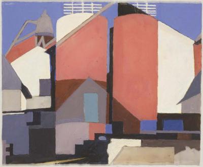 Red Against White, 1957 Artwork by Charles Sheeler