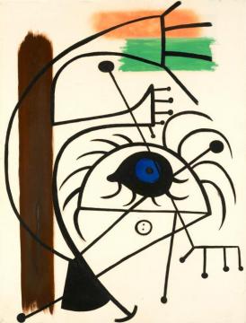 Danseuse Artwork by Joan Miró