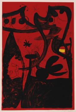 DÉfilÉ De Mannequins - Four Plates Artwork by Joan Miró