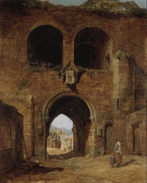 Dinan, Brittany Artwork by George Clarkson Stanfield