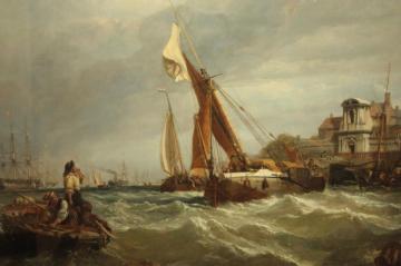 Tilbury Fort - Wind Against Tide Artwork by William Clarkson Stanfield