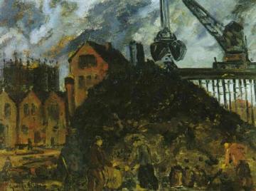 Mahanoy City, Pennsylvania Artwork by George Benjamin Luks