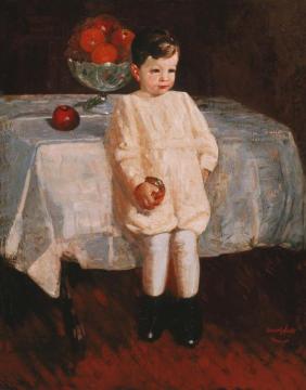 Sulky Boy Artwork by George Benjamin Luks