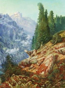 The Lost Cow Artwork by Gustave Doré