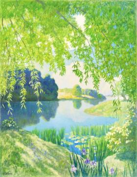 River Of Sleep Artwork by Newell Convers (N.C.) Wyeth