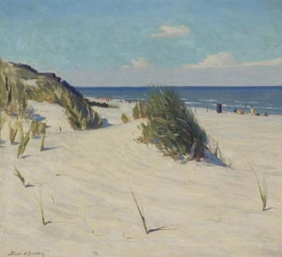 Across Sunny Sands, 1944 Artwork by Frank V. Dudley