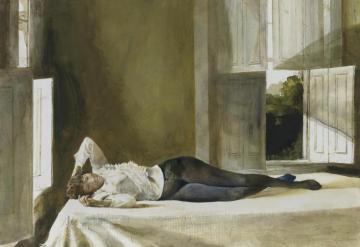 Beauty Rest Artwork by Andrew Wyeth