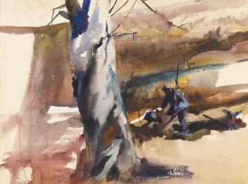 Beech Tree Artwork by Andrew Wyeth