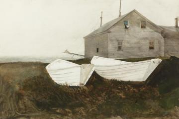 Bone White Artwork by Andrew Wyeth