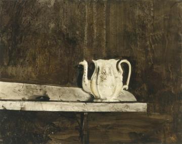 Christina's Teapot Artwork by Andrew Wyeth