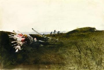 Field Sparrow Artwork by Andrew Wyeth