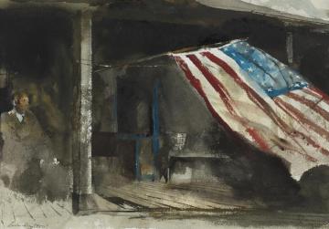 Independence Day Artwork by Andrew Wyeth