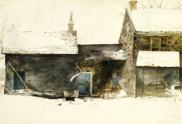 Wash Tub Artwork by Andrew Wyeth