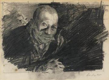 Study For 'a Crow Flew By Artwork by Andrew Wyeth