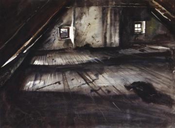 The Attic Artwork by Andrew Wyeth