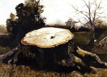 The Big Oak Artwork by Andrew Wyeth