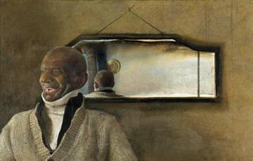 Turtleneck Artwork by Andrew Wyeth