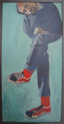 Self Portrait - A Bit Tight Artwork by Stan Smith