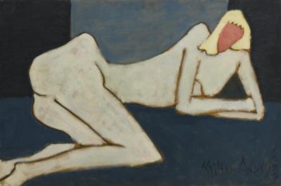 Lanky Nude Artwork by Milton Avery
