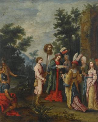 David With The Head Of Goliath Artwork by Frans Francken II