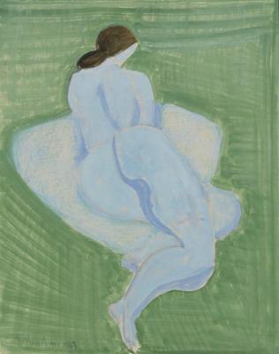 Nude Resting Artwork by Milton Avery