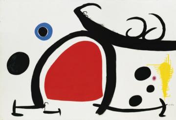 Femme, Oiseau Artwork by Joan Miró
