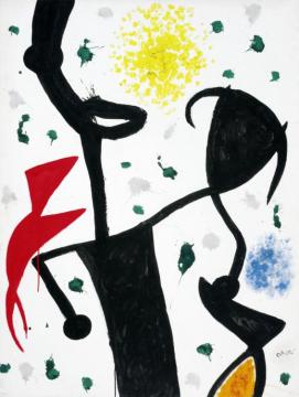 Femmes, Oiseaux Artwork by Joan Miró