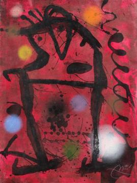 Grans Rupestres Vii Artwork by Joan Miró