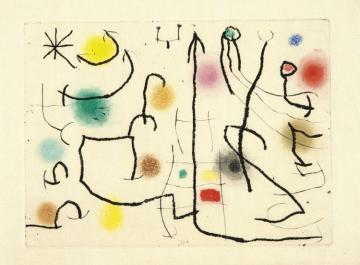 Hommage À R. LacouriÈre. R. LacouriÈre PÊcheur De Cuivres. Paris, Iliazd, 1968 Artwork by Joan Miró