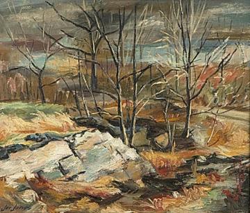 Winter Landscape Artwork by Joe Jones