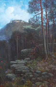 Mont Sainte-odile Avec Mur Païen Artwork by Gustave Doré