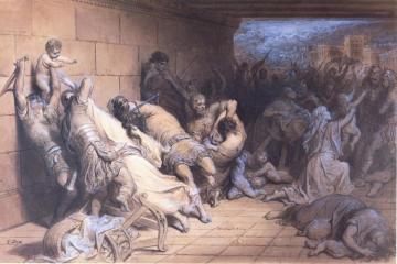 The Martyrdom Of The Holy Innocents,1868 Artwork by Gustave Doré
