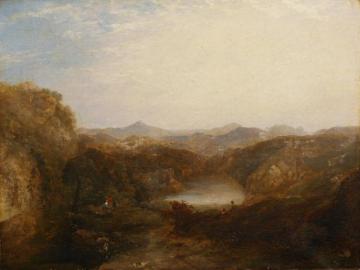 Welsh Cwm Artwork by Thomas Creswick