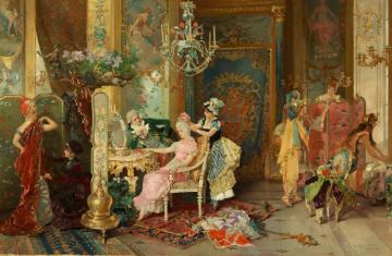 The Costume Ball Artwork by Luis Alvarez Catala