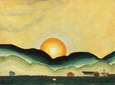 Sunrise, Northport Harbor, 1929 Artwork by Arthur Dove