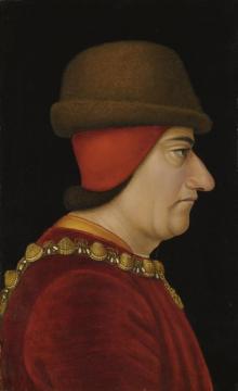 Profile Portrait Of Louis Xi, King Of France (1423-1483) Artwork by French School
