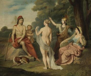 The Judgment Of Paris Artwork by Jacques Louis David