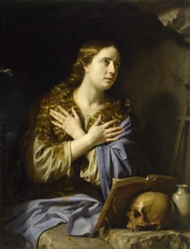 The Repentant Magdalen Artwork by Philippe de Champaigne