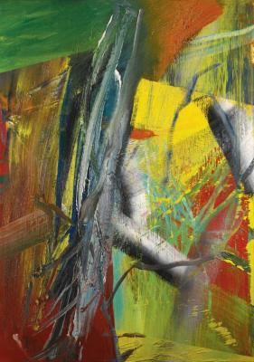Abstraktes Bild 9 Artwork by Gerhard Richter