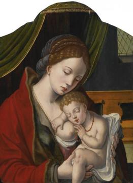 The Virgin And Child Artwork by Pieter Coecke van Aelst