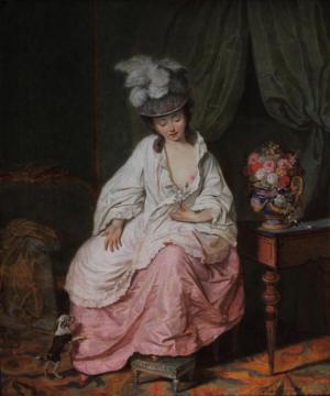 Le Bouton De Rose Artwork by Pierre Alexandre Wille