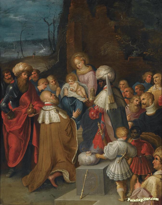 The Adoration Of The Magi Artwork by Frans Francken II