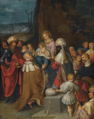 The Adoration Of The Magi Artwork by Frans Francken II