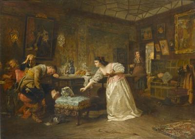 Stealing The Keys Artwork by Marcus Stone